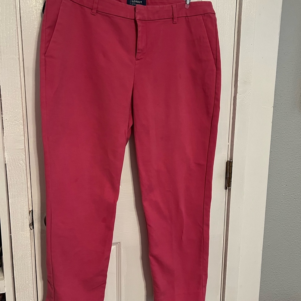 Old Navy Vibrant Pink Harper Trousers